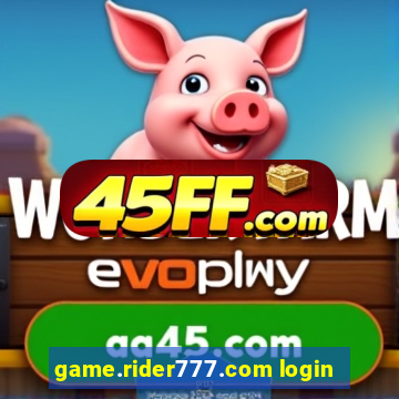 game.rider777.com login